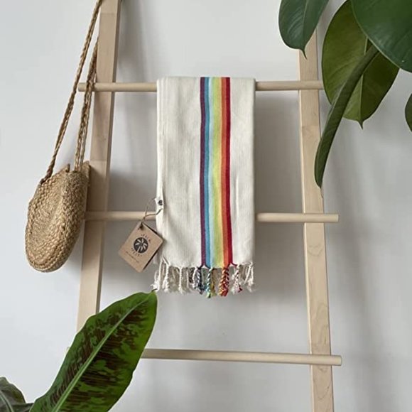 Beach Towel, Rainbow, begie - Picture 9 of 9